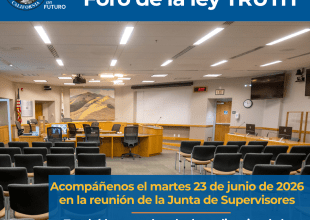 Se programa el Foro de la Ley TRUTH para el 23 de junio de 2026