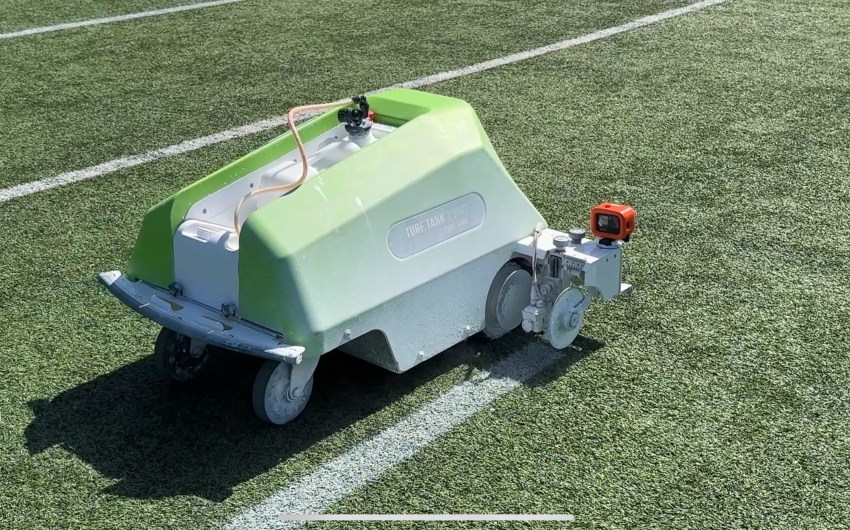 How a GPS-Guided Robot Helped UCSB Prepare Field for the Austrian National Team