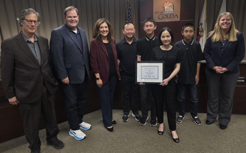 Ocean Nails & Spa Receives Goleta Business Recognition Award