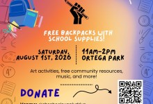 Ortega Park BackPack Distribution