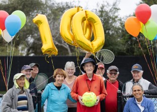 The Man, the Myth, the Tennis Centenarian