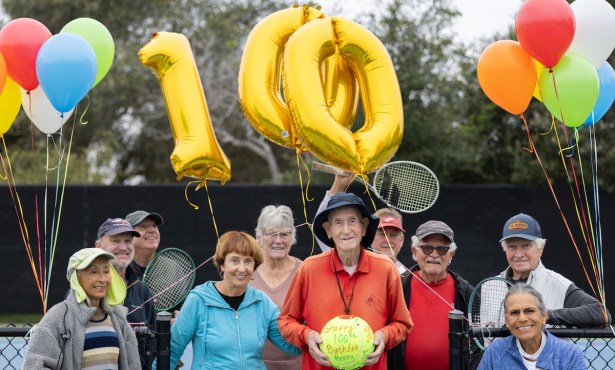 The Man, the Myth, the Tennis Centenarian