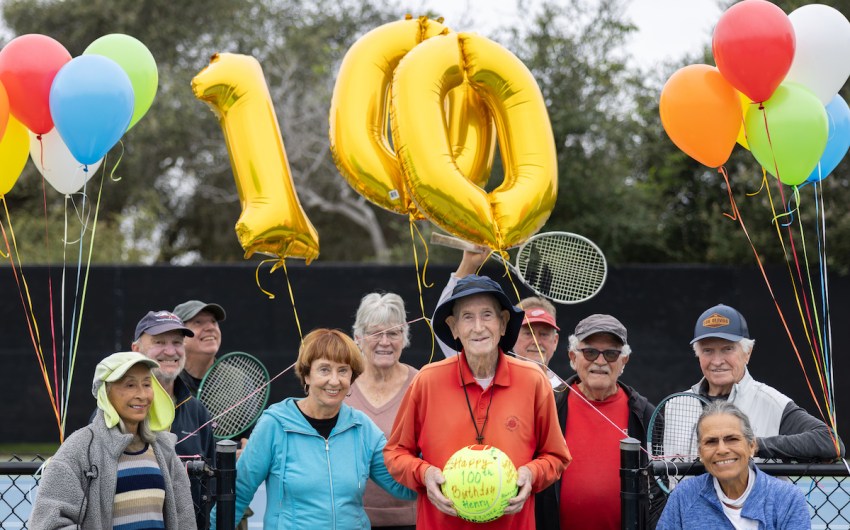 The Man, the Myth, the Tennis Centenarian
