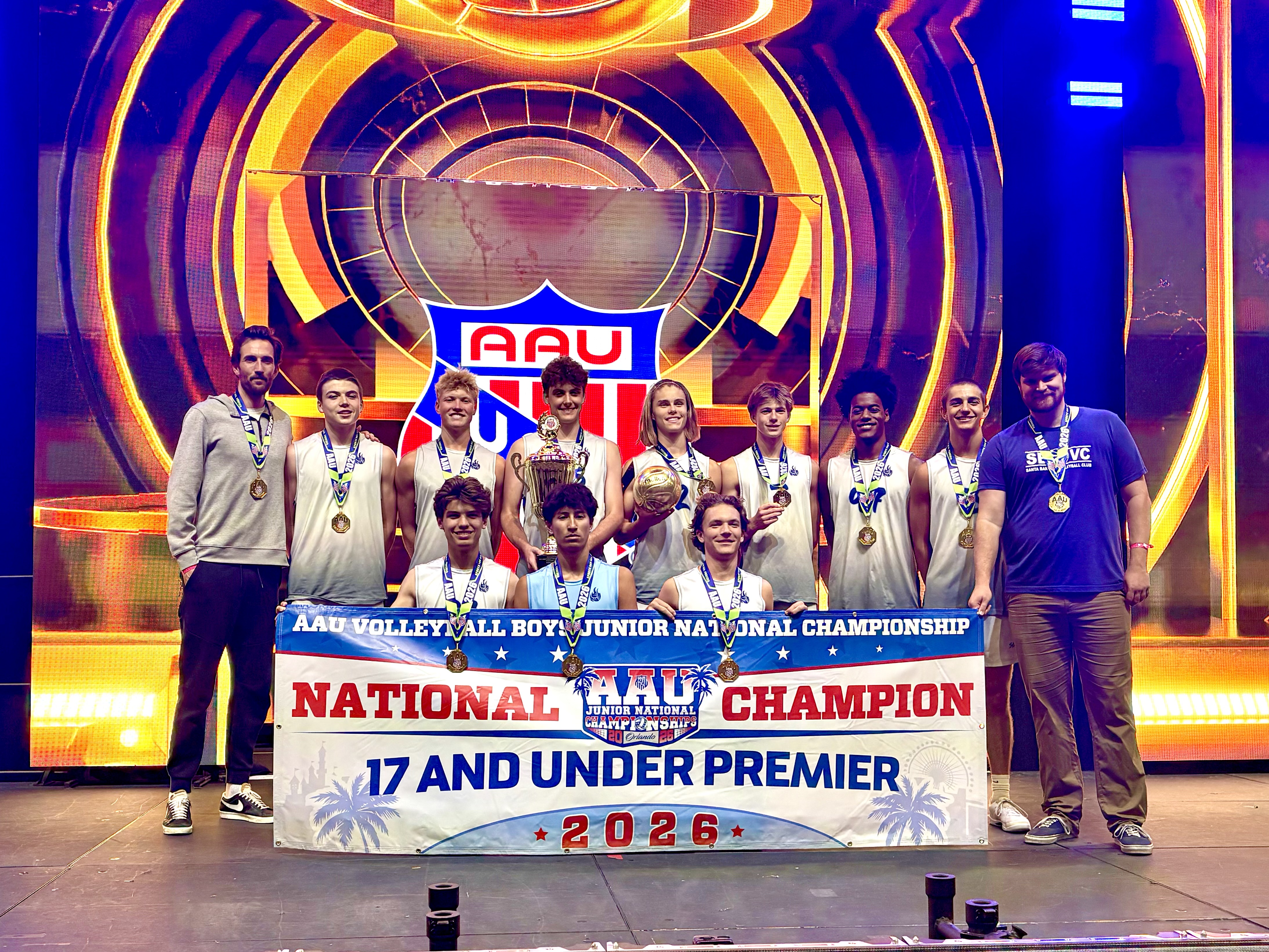 Santa Barbara Volleyball Club Wins AAU Boys 17U Premier National Championship