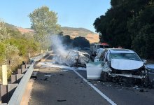 Three-Vehicle Crash on Highway 1 Leaves Four Hospitalized