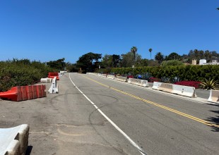 City of Santa Barbara Temporarily Blocks off Popular Cliff Drive Overlook 