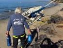 Derelict Boats Get Beached on Montecito’s Butterfly Beach
