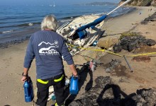 Derelict Boats Get Beached on Montecito’s Butterfly Beach