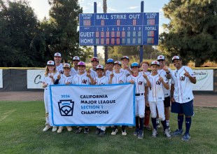 Goleta Valley South Little League Wins Section 1 Championship With 1-0 Victory Over Conejo Valley Little League