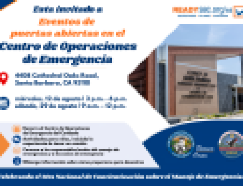 Explora el Centro de Operaciones de Emergencia del condado durante dos eventos de puertas abiertas en agosto