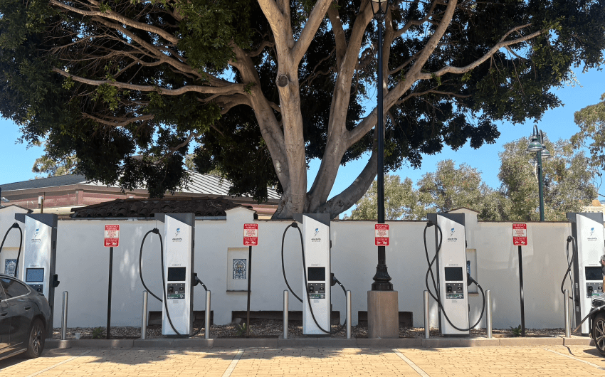 New Electric-Vehicle Charging Station Opens in Downtown Santa Barbara 