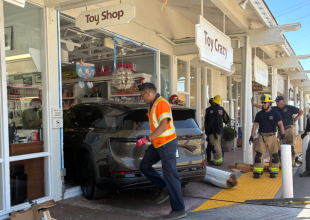 SUV Crashes into Toy Crazy in Montecito Country Mart