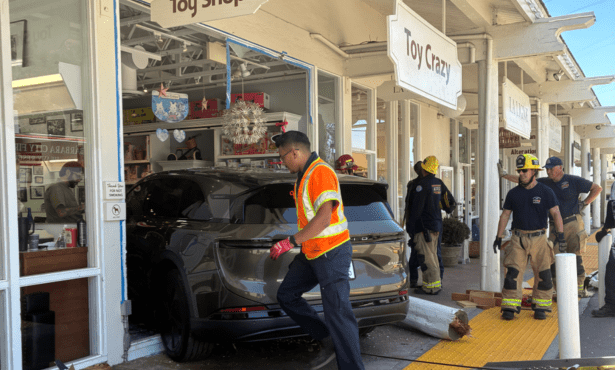 SUV Crashes into Toy Crazy in Montecito Country Mart