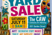 The Annual Solstice Parade Workshop YARD SALE