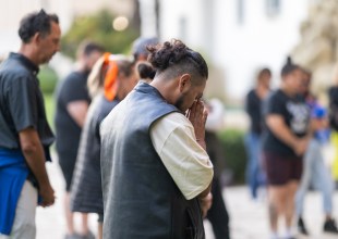 Vigil Held at Santa Barbara Courthouse for Victims of ICE Killings