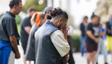 Vigil Held at Santa Barbara Courthouse for Victims of ICE Killings