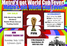 World Cup Sticker Swap Trading Day at Metro Entertainment!