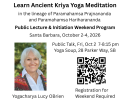 The Ancient Teachings of Kriya Yoga: Public Lecture & Initiation