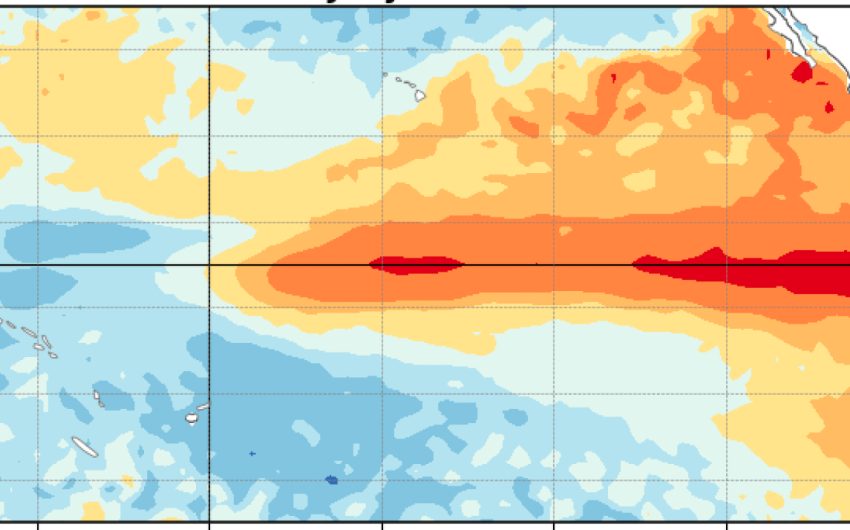 Deep Ocean El Niño Readings Rise
