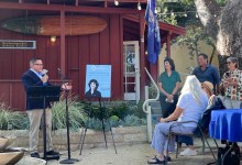 Linda Krop Receives Her Flowers for Guarding the Central Coast  
