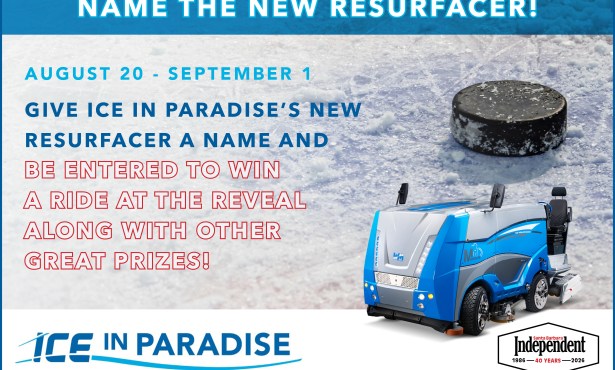 Name Ice in Paradise’s New Ice Resurfacer Contest