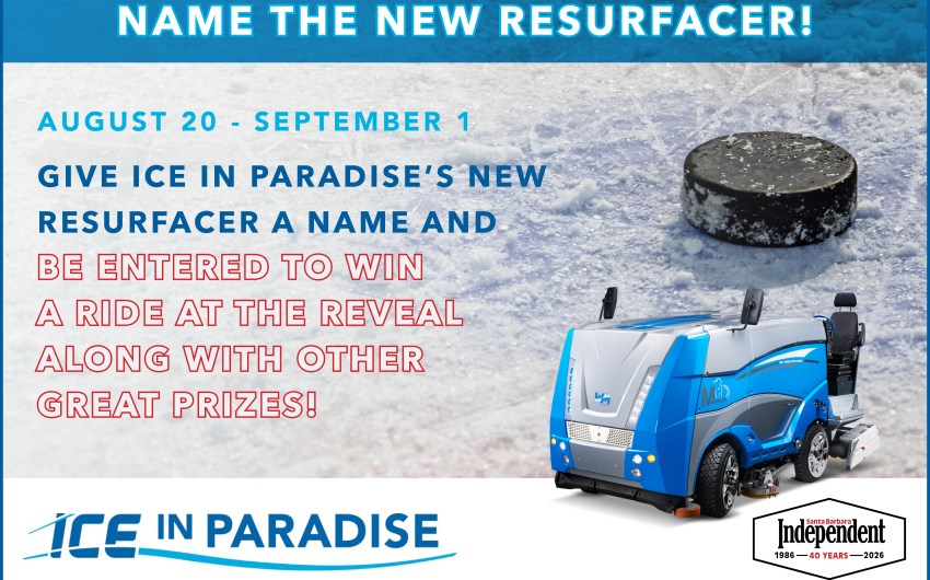 Name Ice in Paradise’s New Ice Resurfacer Contest