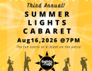 Lights Up! Theatre Company Presents Summer Lights Cabaret