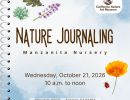 Nature Journaling at Manzanita Nursery