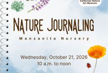 Nature Journaling at Manzanita Nursery