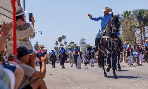Horses from Across the Tri-Counties Fill Cabrillo Boulevard in Fiesta Historical Parade