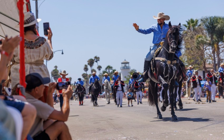 Horses from Across the Tri-Counties Fill Cabrillo Boulevard in Fiesta Historical Parade