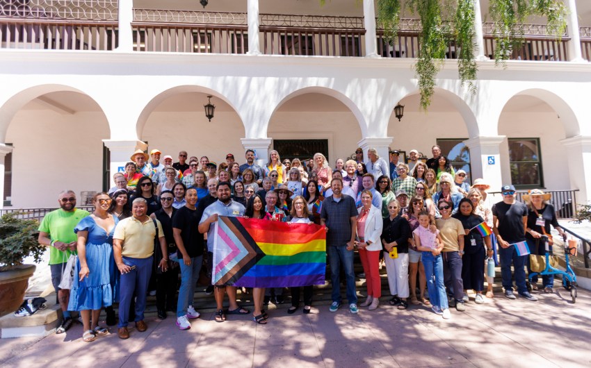 Pride Flag Is Raised over Santa Barbara City Hall for First Time