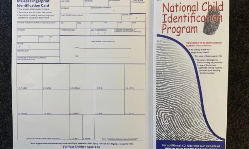 Free Child ID Kits at Sheriff’s Stations Countywide