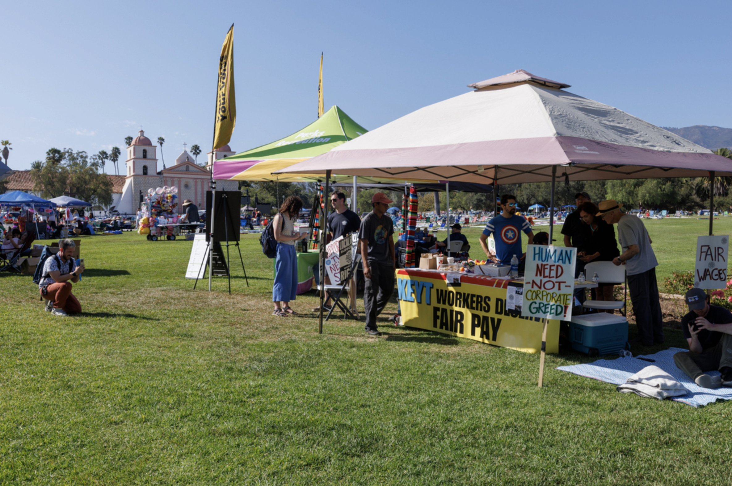 KEYT Workers Strike as Fiesta Kicks Off in Santa Barbara