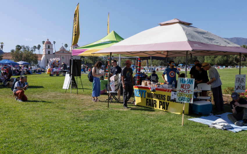 KEYT Workers Strike as Fiesta Kicks Off in Santa Barbara