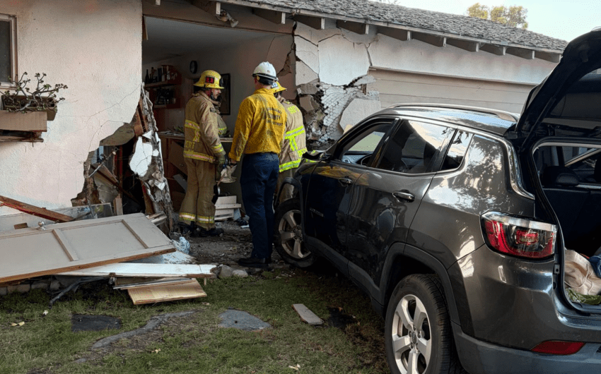 Car Crashes into Goleta Home, Displacing Family of Five and Their Pets