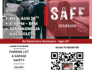 Get Home Safe Seminar/Parking Lots & Garage Safety