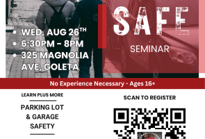 Get Home Safe Seminar/Parking Lots & Garage Safety