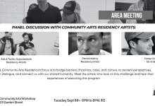 Area Meeting: Community Arts Residency Panel Discussion