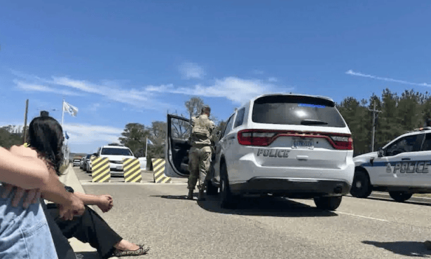 Security Police at Vandenberg Hold at Gunpoint Five Journalists Invited to an Event