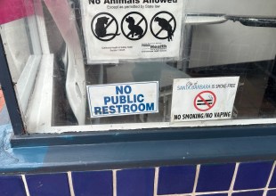 No Place to Sit