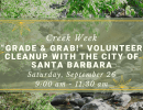 Creek Week: Grade & Grab Volunteer Cleanup