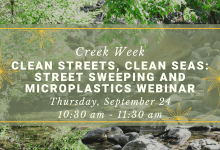 Creek Week: Clean Streets, Clean Seas Webinar