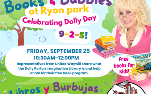 Charlotte’s Web Bookmobile Hosting Special “Dolly Day” Books & Bubbles Story Time