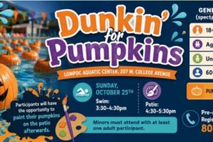 Dunkin' For Pumpkins In Lompoc