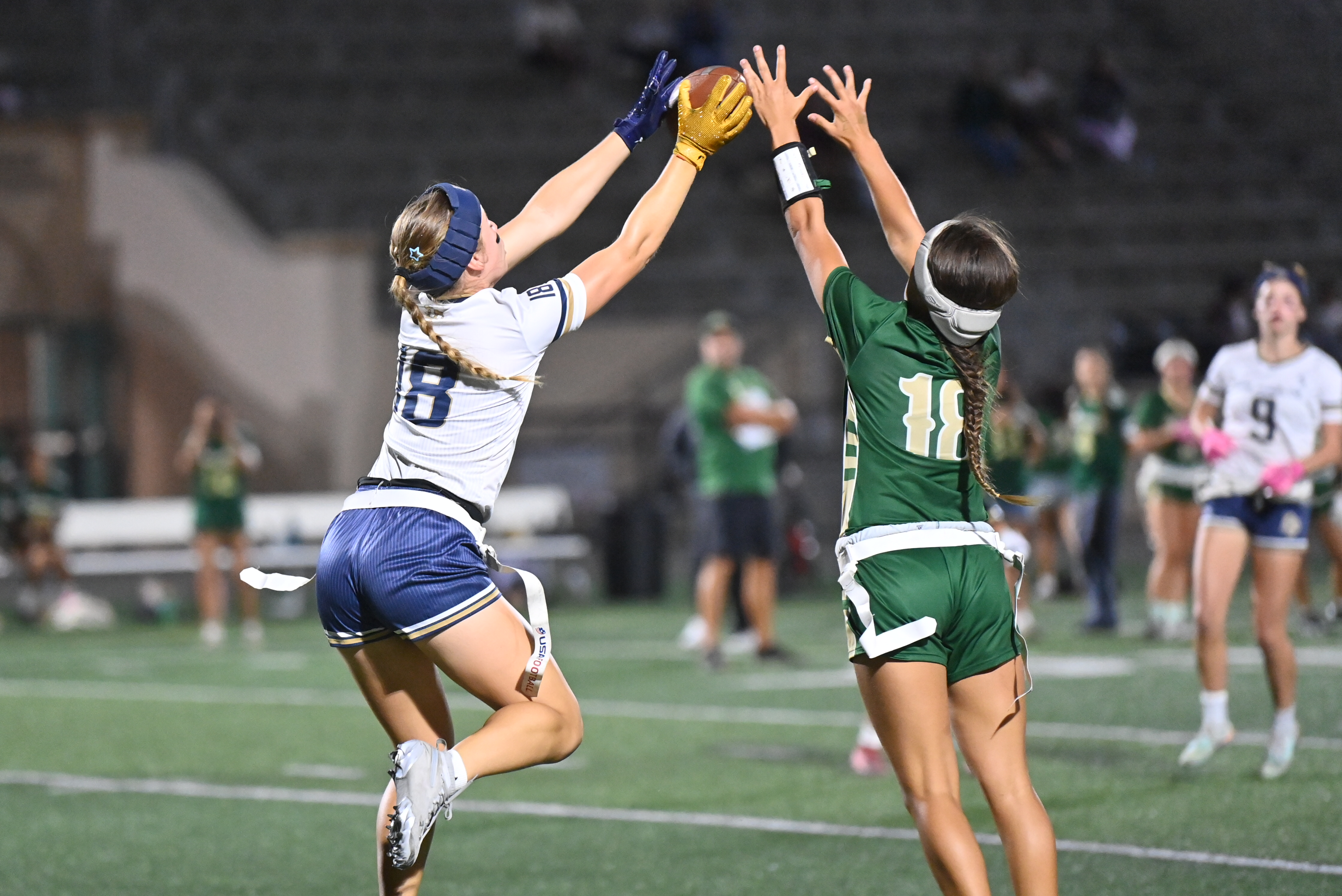 Dos Pueblos Flag Football Rolls Past Santa Barbara High 31-0 in Non-League Rivalry Game
