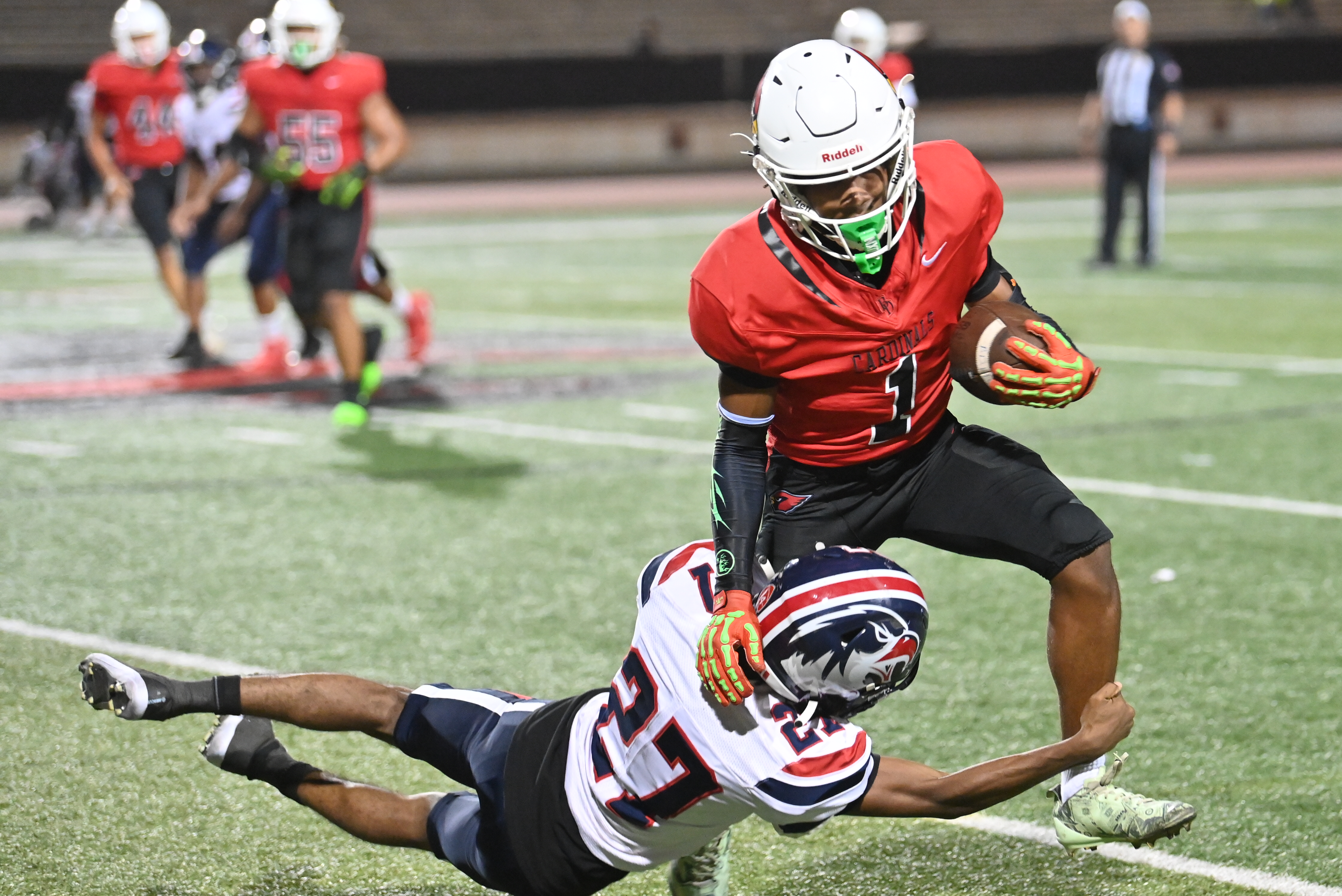 Bishop Diego Football Falls to Lancaster 50-34 in Non-League Contest