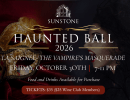 Sunstone Haunted Ball: La Saignée (The Vampire’s Masquerade)