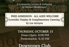 Chicano Culture SB Presents: Historic Eastside Lecture & Community Gathering