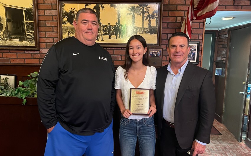 SBART Press Luncheon: Fiona Pan Named Cate Scholar Athlete of the Year